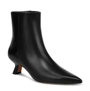 Vince Billy Pointed Toe Bootie Leather Woman's Size 7.5